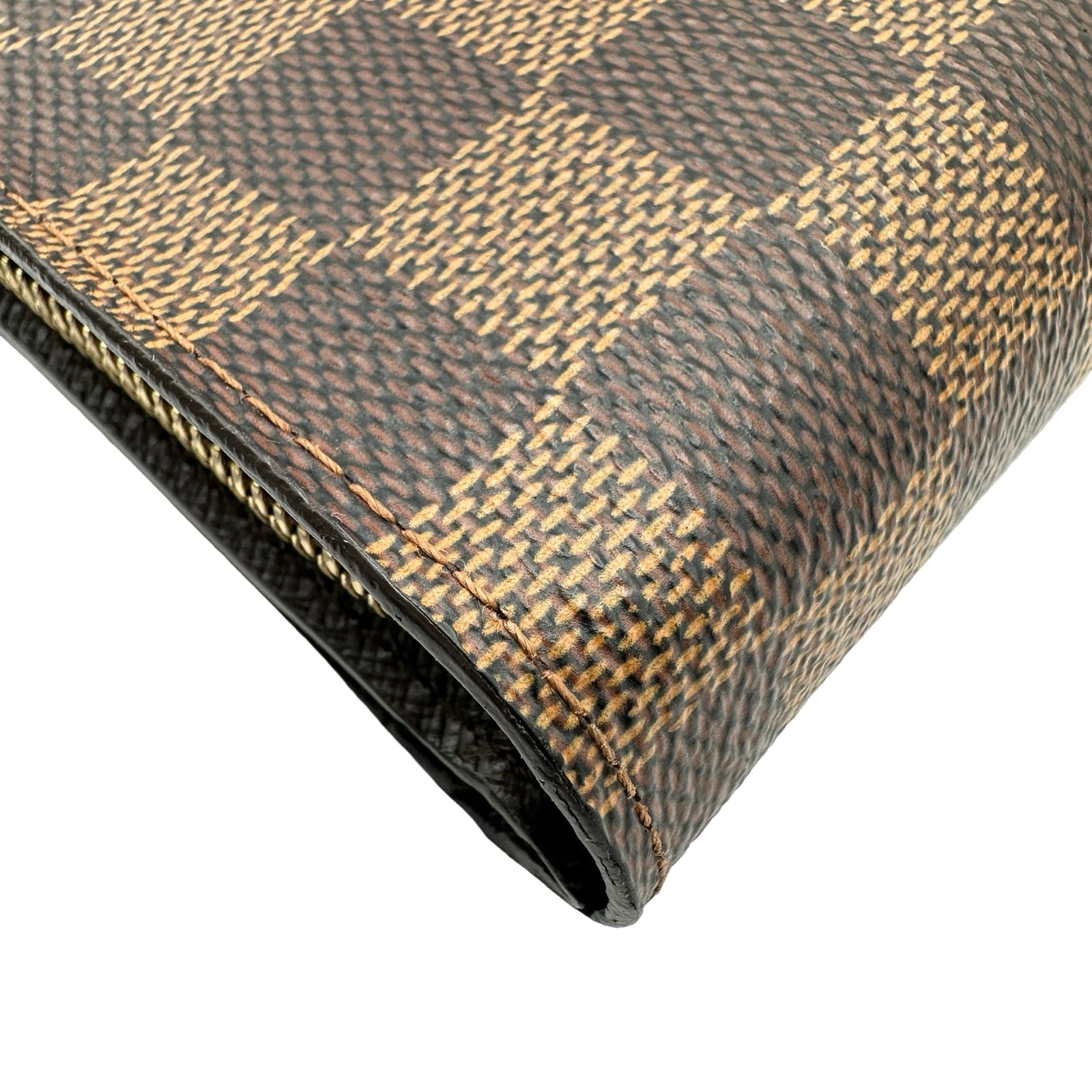 ルイ・ヴィトン LOUIS VUITTON コンパクトジップ N61668 ブラウン
