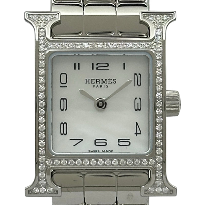エルメス HERMES Hウォッチ HH1.131 ホワイトシェル ステンレス