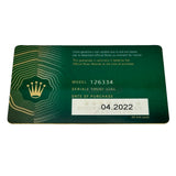 ロレックス ROLEX デイトジャスト41 126334 ブラック ホワイトゴールド/ステンレススチール 自動巻き メンズ 腕時計
