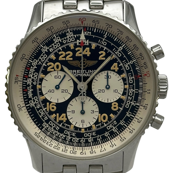 ブライトリング BREITLING ナビタイマー コスモノート A12022 ブラック ステンレススチール 手巻き メンズ 腕時計 ブライトリング BREITLING ナビタイマー コスモノート A12022 ブラック