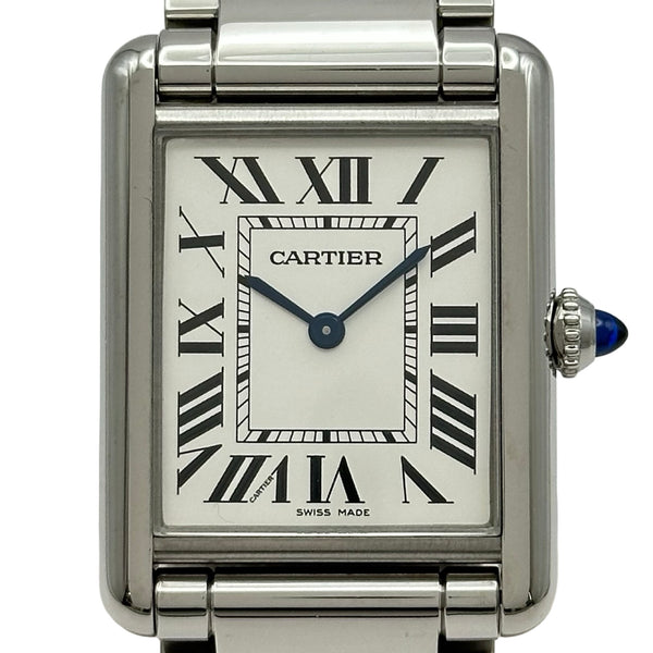 カルティエ タンクマストLM WSTA0052 SS クォーツ カルティエ Cartier タンク マスト LM WSTA0052 シルバー ステンレス
