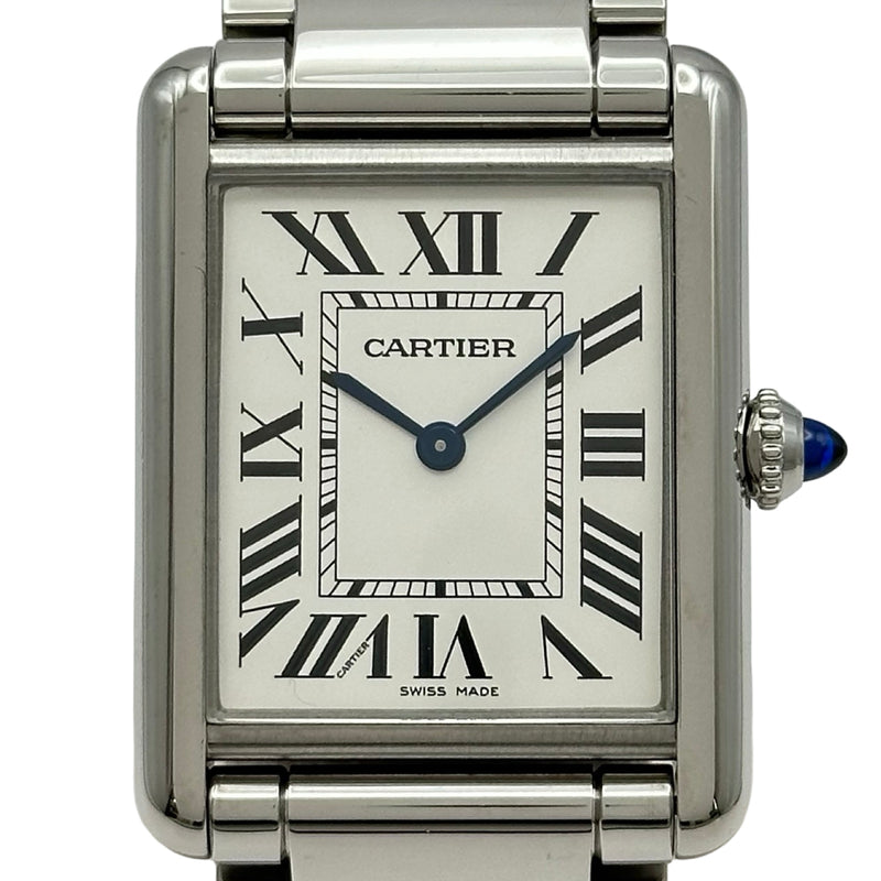 Cartier タンクwsta0052 カルティエ　かなり美品 カルティエ Cartier タンク マスト LM WSTA0052 シルバー ステンレス