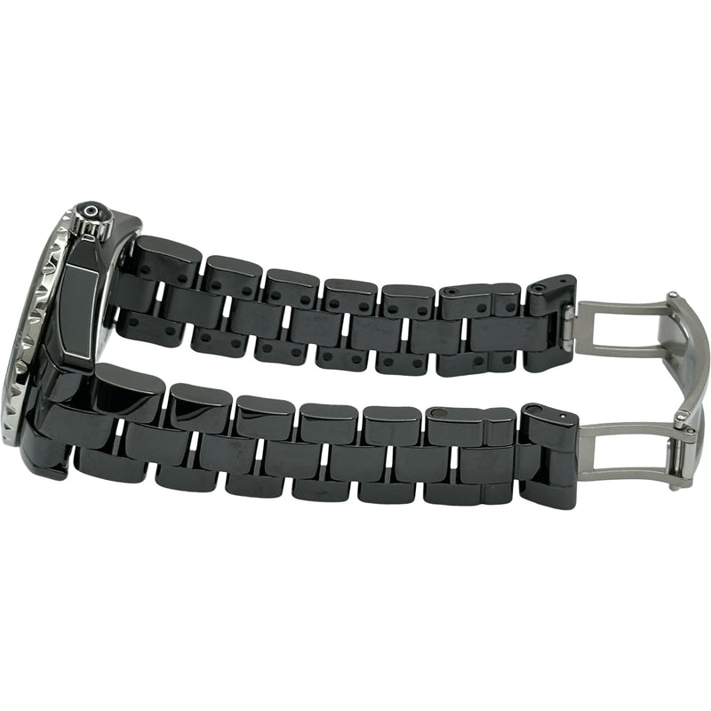 CHANEL クォーツ腕時計 スクエア ブラック シャネル CHANEL J12 33MM H1625 ブラック セラミック/ステンレス