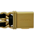 シャネル CHANEL プルミエール S H0001 ブラック ゴールドメッキ クオーツ レディース 腕時計