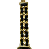 シャネル CHANEL プルミエール S H0001 ブラック ゴールドプレーテッド クオーツ レディース 腕時計