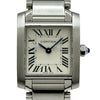 カルティエ Cartier タンク フランセーズ SM W51008Q3 アイボリー ステンレススチール レディース 腕時計