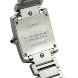 カルティエ Cartier タンク フランセーズ SM W51008Q3 アイボリー ステンレススチール レディース 腕時計