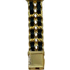 シャネル CHANEL プルミエール S H0001 ブラック ゴールドプレーテッド クオーツ レディース 腕時計