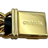 シャネル CHANEL プルミエール S H0001 ブラック ゴールドプレーテッド クオーツ レディース 腕時計