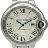 カルティエ Cartier バロンブルー ドゥ カルティエ 33mm W6920071 シルバー ステンレススチール 自動巻き レディース 腕時計