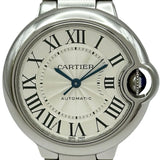 カルティエ Cartier バロンブルー ドゥ カルティエ 33mm W6920071 シルバー ステンレススチール 自動巻き レディース 腕時計