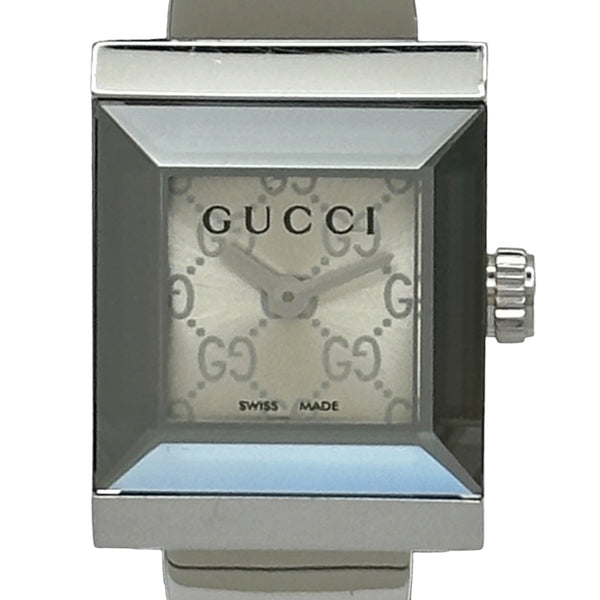 グッチ GUCCI Gフレーム バングルウォッチ 128.5 シルバー ステンレス