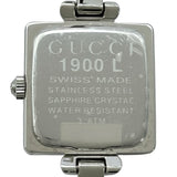 グッチ GUCCI バングルウォッチ スクエア 1900L ピンクシェル ステンレススチール クオーツ レディース 腕時計