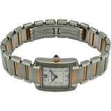 カルティエ Cartier タンクフランセーズSM WE110004 シルバー ピンクゴールド/ステンレススチール クオーツ レディース 腕時計