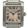 カルティエ Cartier タンクフランセーズSM W51028Q3 ピンクシェル ステンレススチール クオーツ レディース 腕時計