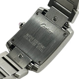 カルティエ Cartier タンクフランセーズSM W51028Q3 ピンクシェル ステンレススチール クオーツ レディース 腕時計