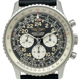 ブライトリング BREITLING ナビタイマー コスモノート A12023 ブラック ステンレススチール 手巻き メンズ 腕時計
