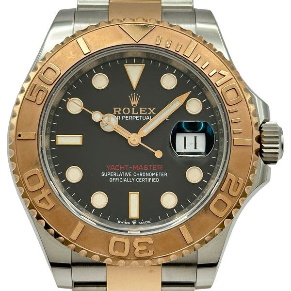 ロレックス ROLEX ヨットマスター40 126621 ブラック ピンクゴールド/ステンレススチール 自動巻き メンズ 腕時計 ロレックス ROLEX ヨットマスター40 126621 ブラック ピンクゴールド
