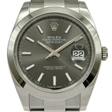 ロレックス ROLEX デイトジャスト41 126300 スレート ステンレススチール 自動巻き メンズ 腕時計