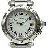 カルティエ Cartier パシャ 38mm W31005H3 ホワイト ステンレススチール 自動巻き メンズ 腕時計