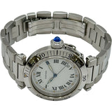 カルティエ Cartier パシャ 38mm W31005H3 ホワイト ステンレススチール 自動巻き メンズ 腕時計