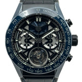 タグ・ホイヤー TAG HEUER カレラ キャリバー ホイヤー02T トゥールビヨン CAR5A93.FC6442 シルバー/スケルトン セラミック 自動巻き メンズ 腕時計