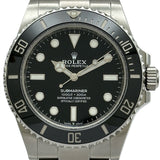 ロレックス ROLEX サブマリーナ ノンデイト 124060 ブラック ステンレススチール 自動巻き メンズ 腕時計