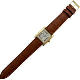 カルティエ Cartier タンク フランセーズ LM W50001R2 シルバー ゴールド 自動巻き レディース 腕時計