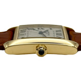 カルティエ Cartier タンク フランセーズ LM W50001R2 シルバー ゴールド 自動巻き レディース 腕時計