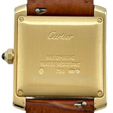 カルティエ Cartier タンク フランセーズ LM W50001R2 シルバー ゴールド 自動巻き レディース 腕時計