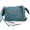 バレンシアガ BALENCIAGA ネオクラシックミニショルダー 655247 ライトブルー レザー レディース ショルダーバッグ