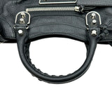 バレンシアガ BALENCIAGA クラシックメタリックエッジミニシティ 390160 ブラック レザー レディース ショルダーバッグ