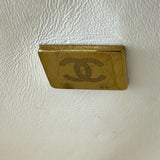 シャネル CHANEL マトラッセ25 A01112 ホワイト ゴールド金具 キャビアスキン レディース ショルダーバッグ