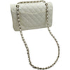 シャネル CHANEL マトラッセ25 A01112 ホワイト ゴールド金具 キャビアスキン レディース ショルダーバッグ