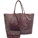 ゴヤール GOYARD サンルイGM レッド ゴヤールディンキャンバス レディース トートバッグ