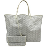 ゴヤール GOYARD サンルイGM ホワイト ゴヤールディンキャンバス レディース トートバッグ