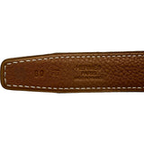 エルメス HERMES Hベルト □K刻印 ブラック シルバー金具 ボックスカーフ/トゴ レディース ベルト