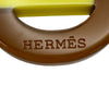 エルメス HERMES イザティス ネックレス イエロー/ブラウン バッファローホーン アクセサリー