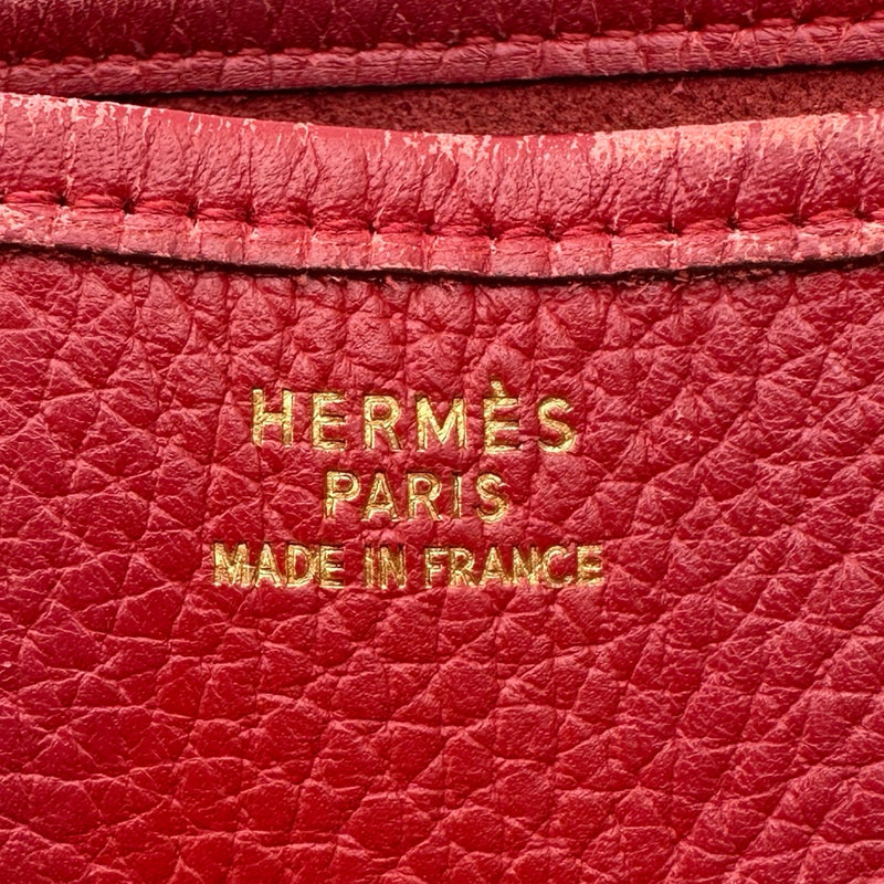 エルメス HERMES エヴリン1 GM □R刻印 ルージュヴィフ ゴールド金具