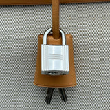 エルメス HERMES エールバッグMM ▢G刻印 ベージュ シルバー金具 トワル レディース ショルダーバッグ
