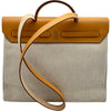 エルメス HERMES エールバッグMM ▢G刻印 ベージュ シルバー金具 トワル レディース ショルダーバッグ