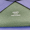 エルメス HERMES カルヴィデュオ ヴェルソ U刻印 ブルーサフィール/ヴェールアングレ シルバー金具 エプソン レディース コインケース