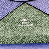 エルメス HERMES カルヴィデュオ ヴェルソ U刻印 ブルーサフィール/ヴェールアングレ シルバー金具 エプソン レディース コインケース