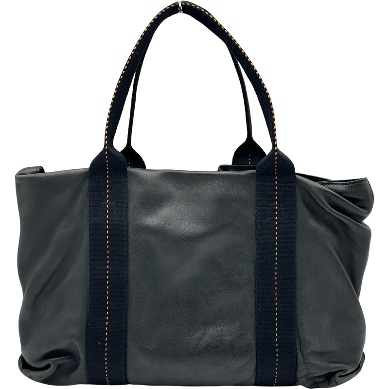 エルメス HERMES キャラバンホリゾンタルMM ブラック シルバー金具