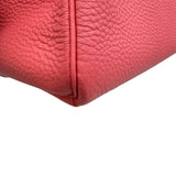 エルメス HERMES ケリー28 内縫い □Q刻印 ローズリップスティック シルバー金具 トゴ レディース ショルダーバッグ
