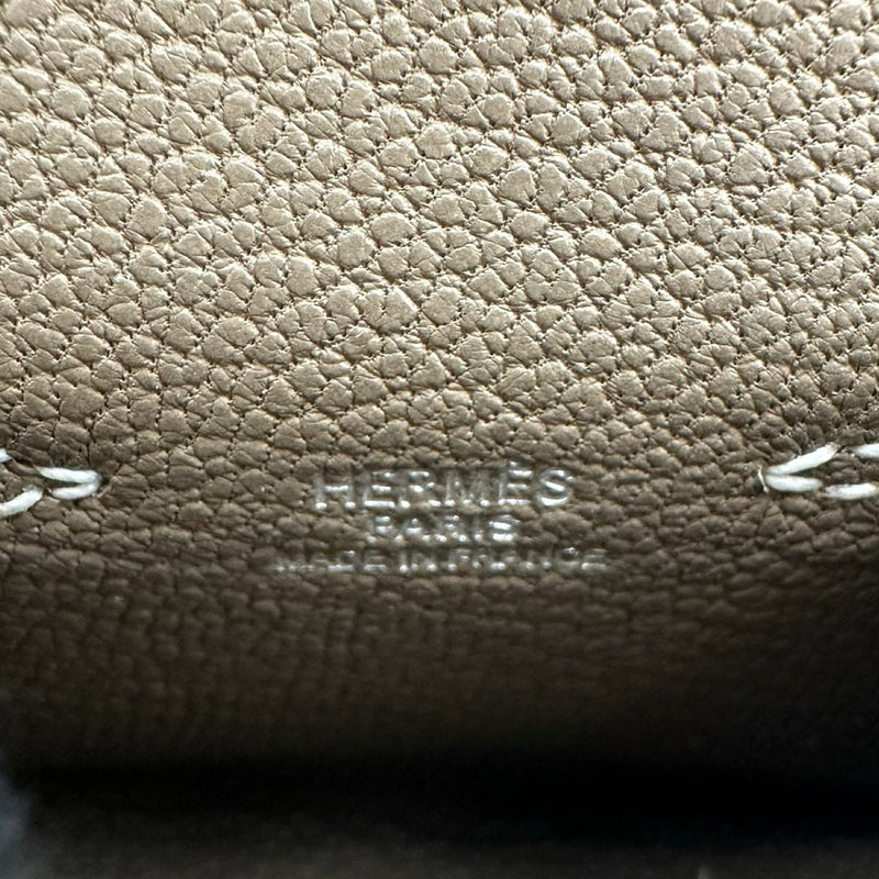 エルメス HERMES ケリーツイリーチャーム エトゥープ シルバー金具