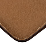 エルメス HERMES ドゴンGM W刻印 ゴールド シルバー金具 トゴ レディース 長財布