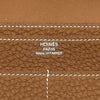 エルメス HERMES ドゴンGM W刻印 ゴールド シルバー金具 トゴ レディース 長財布