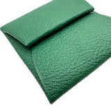 エルメス HERMES バスティア ヴェルソ W刻印 ヴェールフィズ/ヴェールモワイヤン シルバー金具 シェーブル レディース コインケース