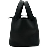エルメス HERMES ピコタンロックPM G刻印 ブラック シルバー金具 トリヨン レディース ハンドバッグ
